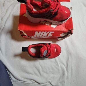 Nike Baby Presto TD 844767-600 Red Round Toe Sneaker Athletic Shoes Size US 6 C